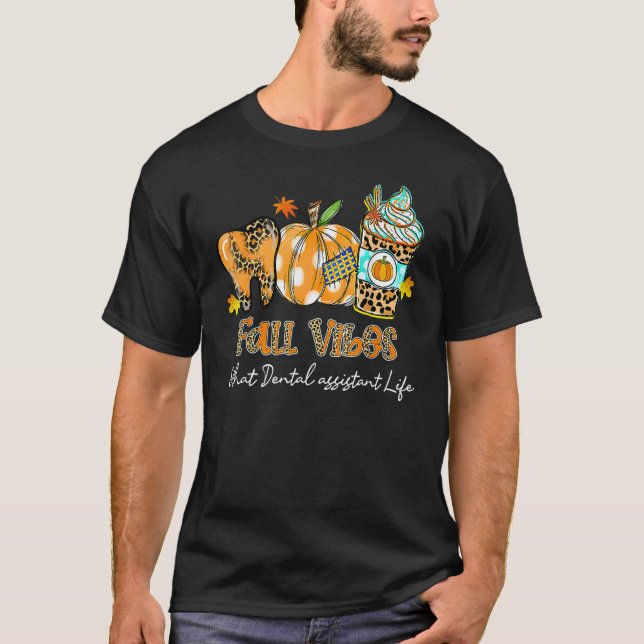 Camiseta Vibes de caída y esa bomba dental de vida de ayuda (Anverso)