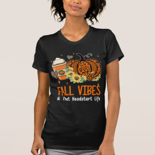 Camiseta Vibes De Caída Y La Calabaza De La Vida De La Cabe