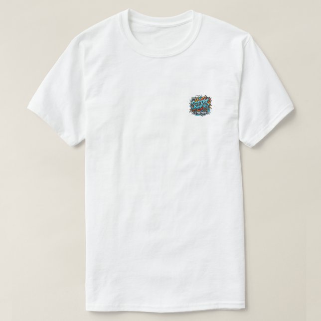 Camiseta Vibes de calzado urbano - Arte estilo graffiti (Diseño del anverso)