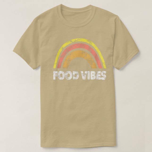 Camiseta Vibes De Comida Graciosas, Chef, Amantes De La Bue (Diseño del anverso)
