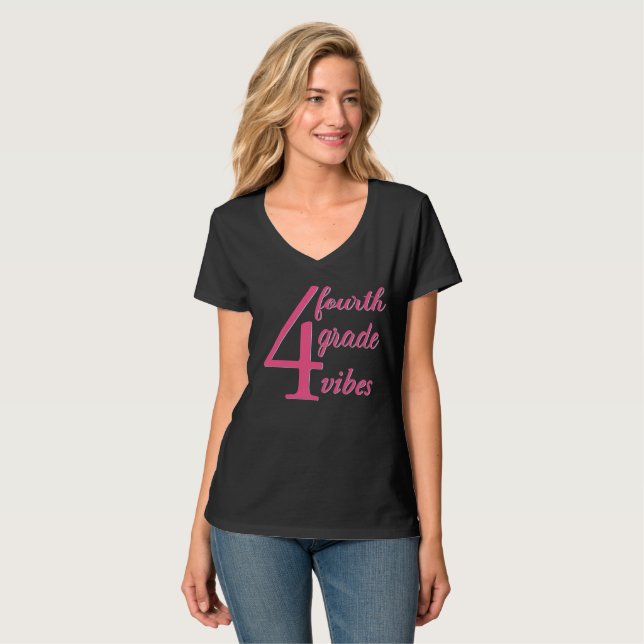 Camiseta Vibes de cuarto grado (Anverso completo)