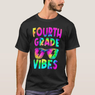 Camiseta Vibes de cuarto grado Tye De Vuelta A La Escuela D