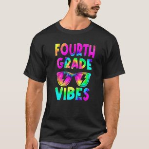 Camiseta Vibes de cuarto grado Tye De Vuelta A La Escuela D