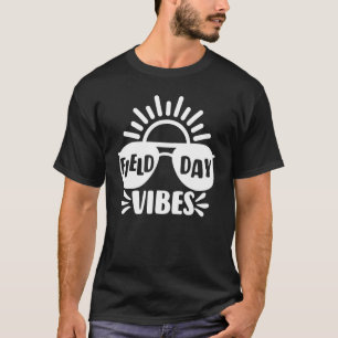 Camiseta Vibes De Día De Campo Para Niños Maestros Día De C