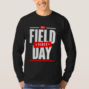 Camiseta Vibes De Día De Campo Para Niños Maestros Día De C