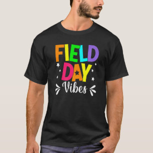 Camiseta Vibes De Día De Campo Para Niños Maestros Día De C
