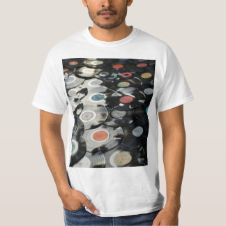 Camiseta Vibes de época: Colección de registros de vinilo r