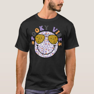 Camiseta Vibes de fantasía retro vintage caen Halloween oto