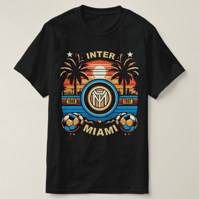 Camiseta Vibes de Futbol de Miami Beach: Celebran Inter Mia (Diseño del anverso)