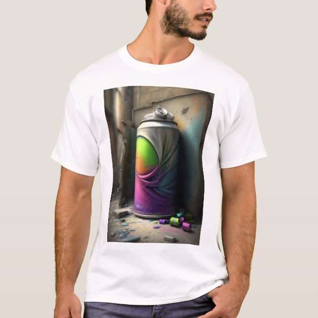 Camiseta Vibes de graffiti: Arte callejero que te habla (Anverso)