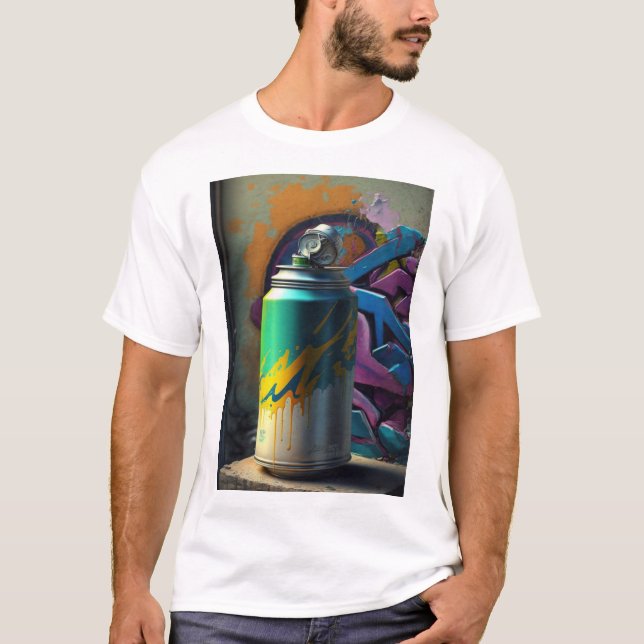 Camiseta Vibes de graffiti: Arte callejero que te habla (Anverso)