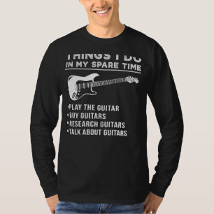 Camiseta Vibes de guitarra que rebosan: desencadena tu pasi