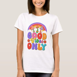 Camiseta Vibes de hongos arcoiris