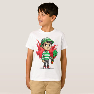 camiseta Vibes de humo verde