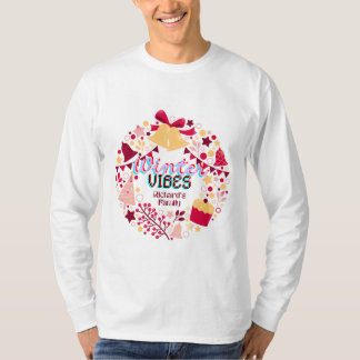 Camiseta Vibes de invierno T-Shir de manga larga básica