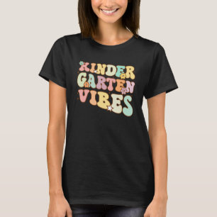 Camiseta Vibes de jardín de infancia Retro Vintage mujeres 