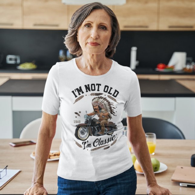 Camiseta Vibes de la Viña: No soy viejo en la motocicleta c (Subido por el creador)