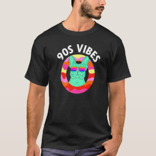 Camiseta Vibes de los años 90 vago disfraz Frenchie Perro m