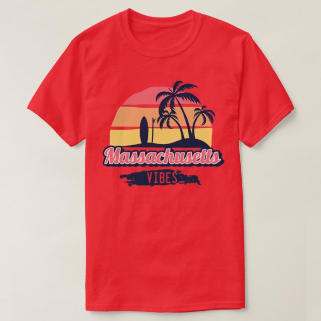 Camiseta Vibes de Massachusetts1 (Diseño del anverso)