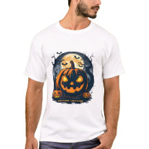 Vibes de noche de vuelo - Tee gráfico de Halloween