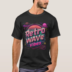 Camiseta Vibes de onda retro