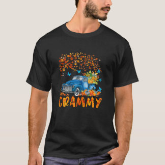 Camiseta Vibes de otoño de calabaza de calabaza para camion