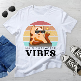 Camiseta Vibes de personajes principales del libro divertid