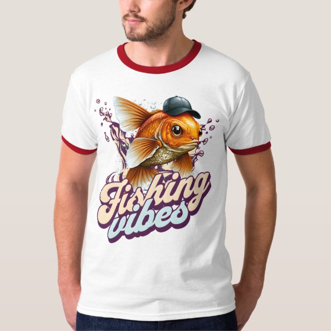Camiseta Vibes de pesca (Anverso)