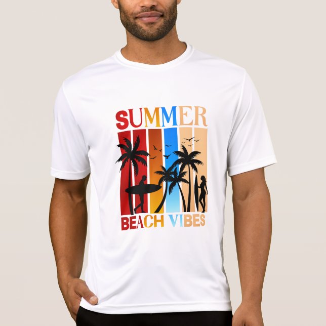 Camiseta Vibes de playa de verano (Anverso)