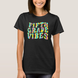 Camiseta Vibes de quinto grado Equipo de Quinto Grado Retro