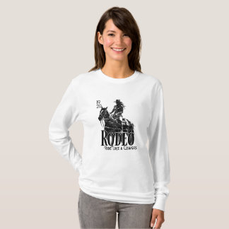 Camiseta Vibes de rodeo ventilado - Novia negra y blanca