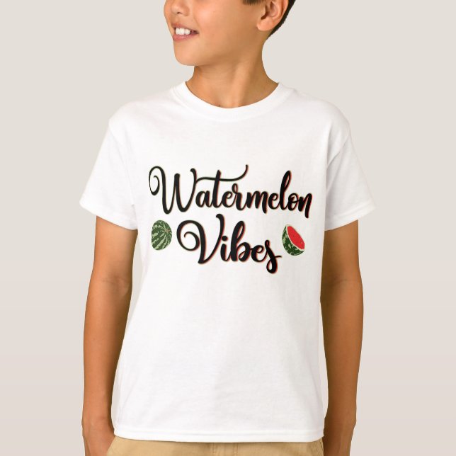 Camiseta Vibes de sandía - Melón de frutas de verano (Anverso)
