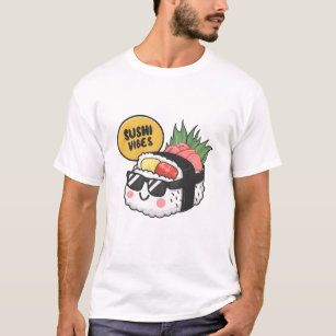 Camiseta Vibes de sushi roll - divertido