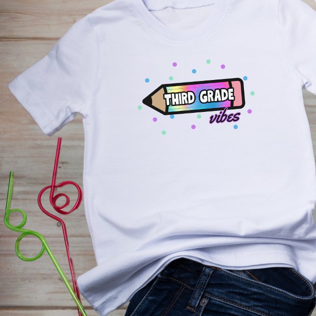 Camiseta Vibes de tercer grado (Subido por el creador)