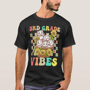 Camiseta Vibes De Tercer Grado Cutan El Gato De Vuelta Al R