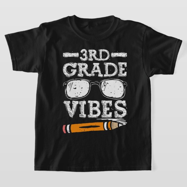Camiseta Vibes de tercer grado - Equipo de tercer grado Ret (Distribución)