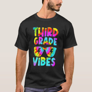 Camiseta Vibes De Tercer Grado Primer Día De Niños De Terce