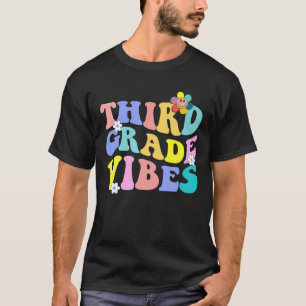 Camiseta Vibes De Tercer Grado - Retro De Equipo De 3er Gra