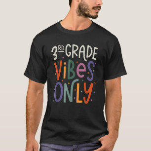 Camiseta Vibes de tercer grado Retro de equipo de tercer gr