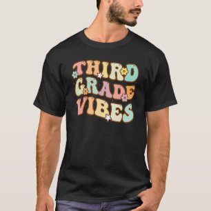 Camiseta Vibes de tercer grado Retro de equipo de tercer gr