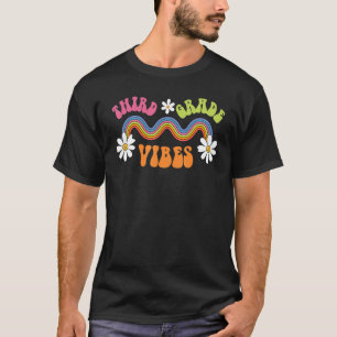 Camiseta Vibes de tercer grado vuelven a la escuela para pr