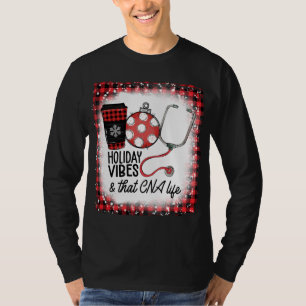Camiseta Vibes De Vacaciones Bordeadas Y Navidades De La Vi