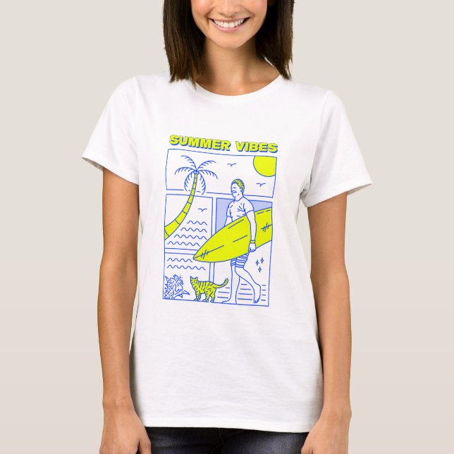 Camiseta Vibes de verano (Anverso)