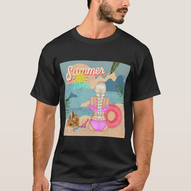 Camiseta Vibes de verano (Anverso)