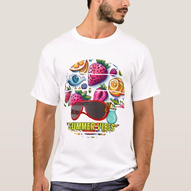 Camiseta Vibes de verano (Anverso)