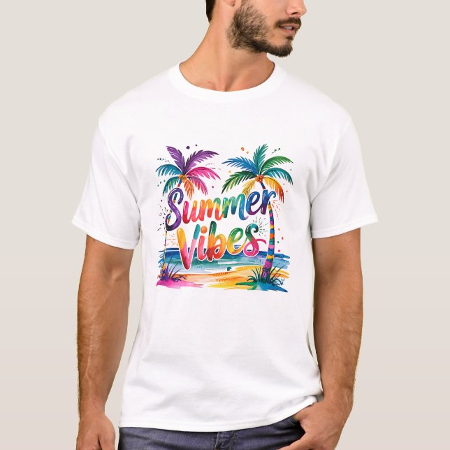 Camiseta Vibes de verano (Anverso)