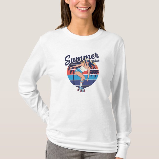 Camiseta Vibes de verano (Anverso)
