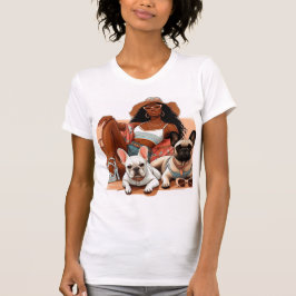 Camiseta Vibes de verano con mamá y francés