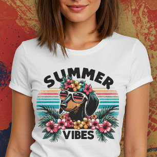 Camiseta Vibes de verano de Dachshund