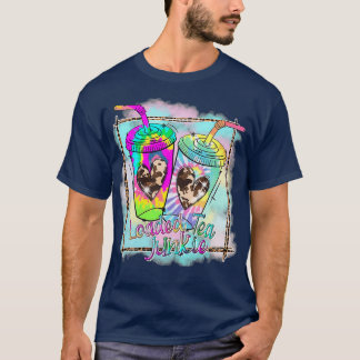 Camiseta Vibes de verano de Tea Junkie Tie Dye cargadas